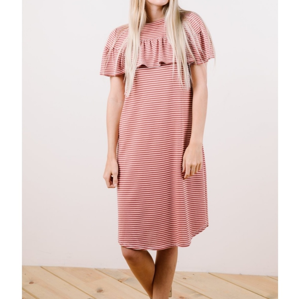 Piper and Scoot Allegra Dress- Red